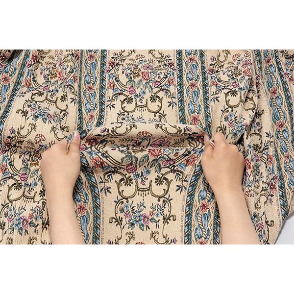 ワールドデポの伸縮フィット式ソファカバー 3人掛用 ゴブラン調【代引不可】｜アングル2