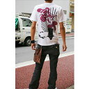 戦国武将Tシャツ 【豊臣秀吉 馬蘭後立付兜】 Mサイズ 半袖 綿100% ホワイト(白) 〔Uネック おもしろ〕(4)