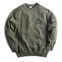 【送料無料】アメリカ軍 放出 U.S.M.C. 海兵隊 スウェット トレーナー M オリーブ コットン混 未使用 デッドストック 米軍 ミリタリーウェア