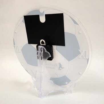 フォトフレーム時計/デザインクロック 【野球】 幅30cm アクリル製 L版 『MYCLO』 〔送別品 記念品 贈り物〕