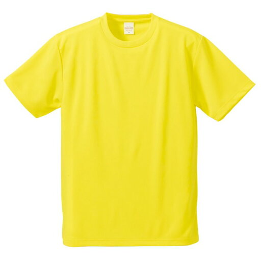 【送料無料】〔5枚セット〕 Tシャツ XXXL イエロー UVカット 吸汗 速乾 4.1オンス さらさらドライ 半袖 ティーシャツ tシャツ 【送料無料】〔5枚セット〕 Tシャツ XXXL イエロー UVカット 吸汗 速乾 4.1オンス さらさらドライ 半袖 ティーシャツ tシャツ
