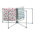 布団干し/洗濯物干しスタンド 【扇型】 5枚干し可 大型タイプ ステンレス 幅250cm(3)