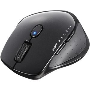 バッファロー（サプライ） 無線 BlueLED 5ボタン NEOFITマウス Sサイズ ブラック BSMBW510SBK