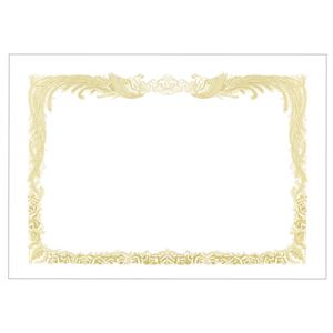 （まとめ） TANOSEE 賞状用紙 白 A4 タテ書用 1冊（10枚） 【×10セット】