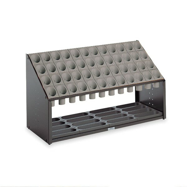 傘立て B48 48本立 幅972mm グレー スチール 樹脂製脚付 アンブレラスタンド テラモト オブリークアーバン 玄関 収納家具