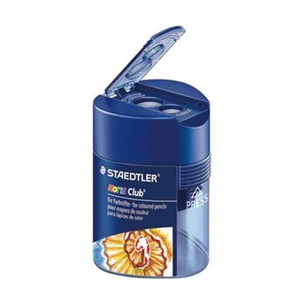 【送料無料】（まとめ）ステッドラー ノリスクラブ蓋付シャープナー（三角型2穴）512 128 1個【×20セッ..