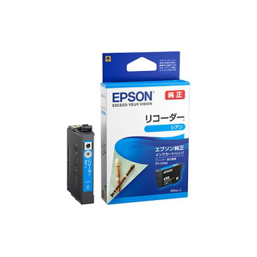 【送料無料】(まとめ)エプソン インクカートリッジ リコーダーシアン RDH-C 1個 【×5セット】