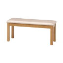 【送料無料】ダイニングベンチ/食卓ベンチチェア 【ナチュラル】 幅95×奥行35×高さ43cm ナチュラルテイスト 『モルト』【代引不可】