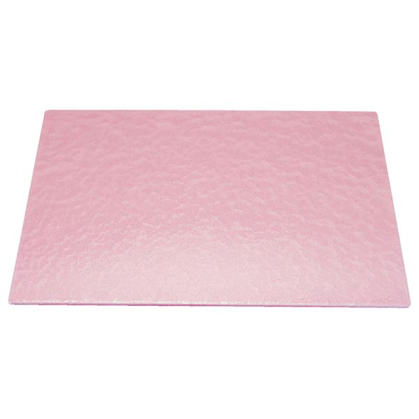 尺4 NEW長手敷マット/トレー 【ピンクアクア/黒塗】 420×280mm 日本製 〔和食 レストラン 居酒屋 店舗 ..