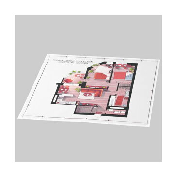 【送料無料】(まとめ) TANOSEEインクジェット用薄手マット紙 24インチロール 610mm×50m 1本 【×5セット】