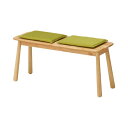 【送料無料】ベンチ 幅100cm 木製 ファブリック地 Natural Signature ティムバ ダイニングベンチ リビング 店舗 カフェ インテリア家具【...