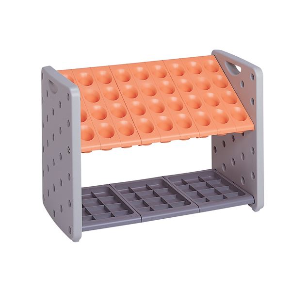 傘立て K36 36本立 幅710mm オレンジ スチールパイプ 受皿付 アンブレラスタンド テラモト アーバンピット 玄関 インテリア家具