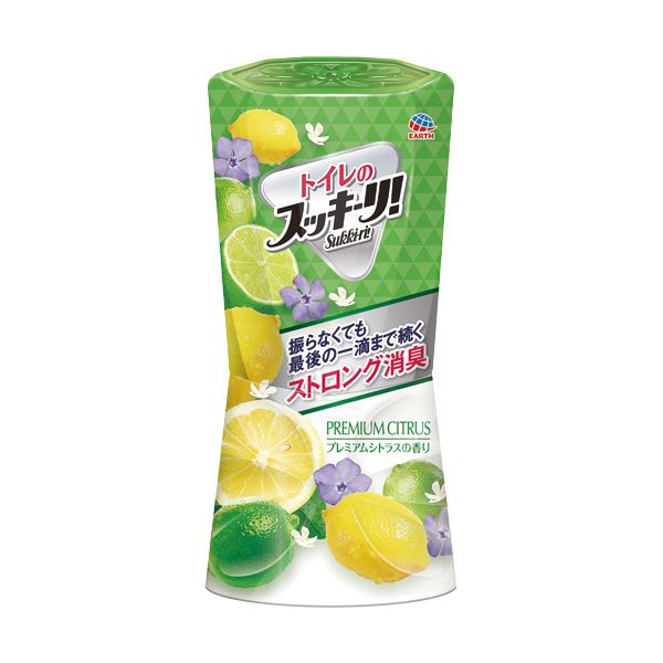 【送料無料】（まとめ）アース製薬 トイレのスッキーリ！プレミアムシトラス 400ml 1個【×10セット】