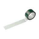 (まとめ)ライオン事務器 センターデザインテープ オクッテ 方眼用紙 48mm×30m OT-30 1巻 【×10セット】