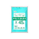 (まとめ) オルディ ポリバッグ ビジネス 45L 0.03mm 青 10枚 【×30セット】