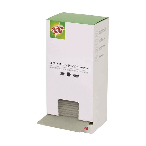 【送料無料】（まとめ）3M スコッチ・ブライトオフィスキッチンクリーナー 40枚（80カット） MCC-02 1..