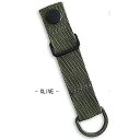 【送料無料】〔2個セット〕 MOLLE ロック ストラップ 12.5×2.5cm オリーブ ポリエステル ミリタリーグッズ タクティカルグッズ アウトドア