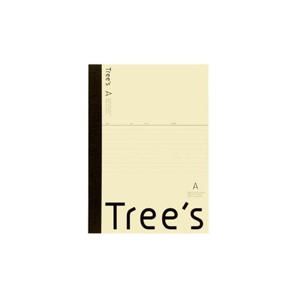 （まとめ）キョクトウ・アソシエイツ Trees B5 A罫 50枚 クリーム【×100セット】