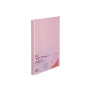 (まとめ) TANOSEE クリアファイル A4タテ30ポケット 背幅17mm ピンク 1セット(10冊) 【×10セット】 (まとめ) TANOSEE クリアファイル A4タテ30ポケット 背幅17mm ピンク 1セット(10冊) 【×10セット】