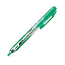 (まとめ) ぺんてる 蛍光ペン ノック式ハンディラインS ライトグリーン SXNS15-K 1本 【×100セット】