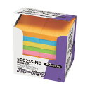 (まとめ) 3M ポストイット パワーパック 強粘着ふせん 75×25mm ネオンカラー5色 5002SS-NE 1パック(40冊) 【×5セット】