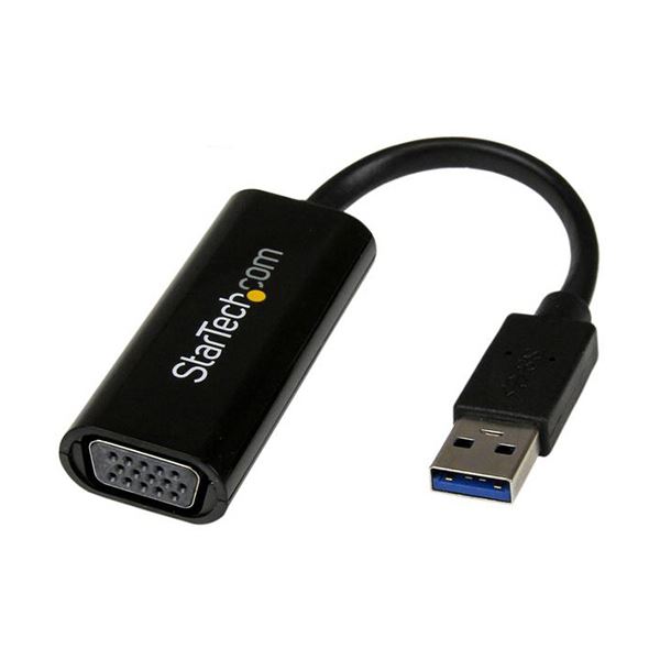 StarTech.com スリムタイプUSB3.0-VGA変換アダプタ マルチディスプレイ対応 USB32VGAES 1個