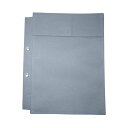 (まとめ)マービー 布図面袋A4規格2穴ハトメ付014-0173マチ5cm【×10セット】