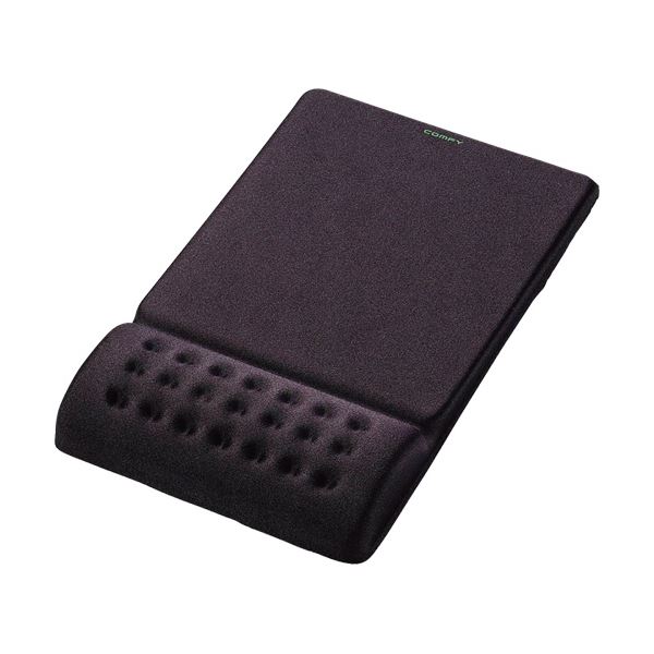 【送料無料】(まとめ) エレコム COMFY マウスパッド ブラック MP-095BK 1枚 【×20セット】
