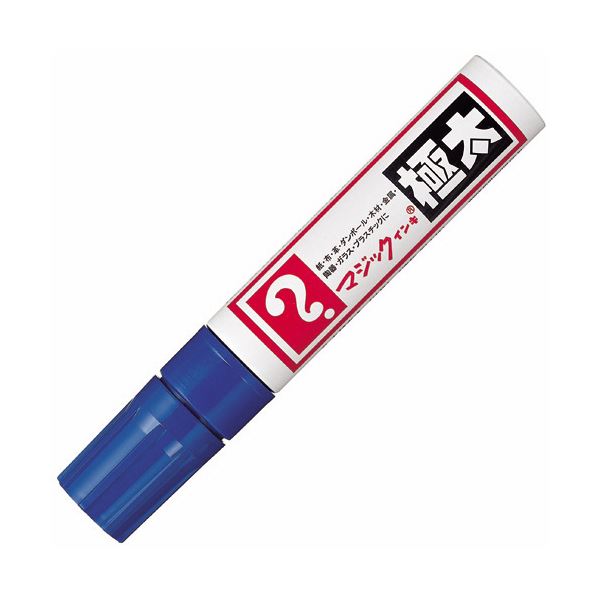 (まとめ) 寺西化学 油性マーカー マジックインキ 極太 青 MGD-T3 1本 【×30セット】