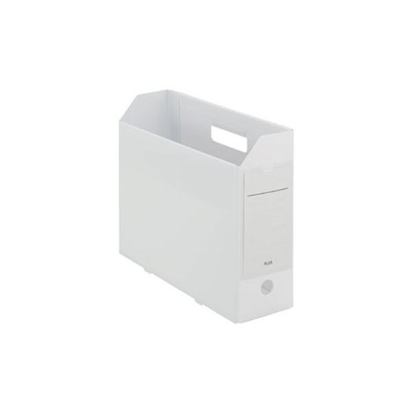 （まとめ）プラス PPボックスファイル+ A4E ホワイト【×20セット】