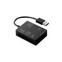 (まとめ)エレコム メモリカードリーダ MR-A012BK【×3セット】(2)