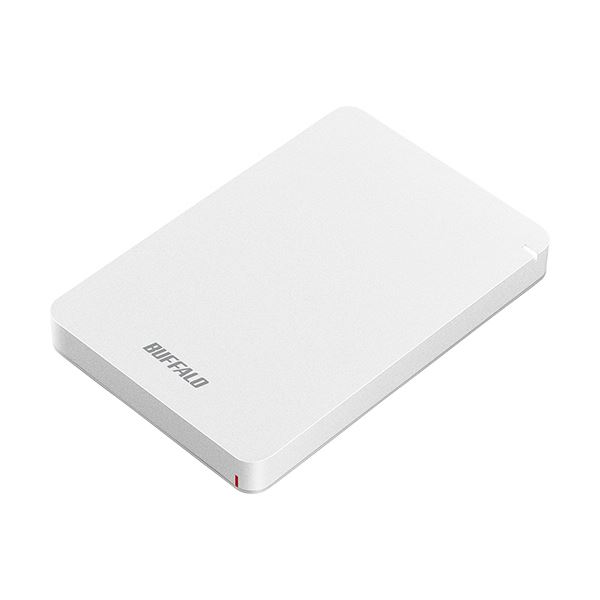 バッファロー MiniStationUSB3.1(Gen1)対応 耐衝撃ポータブルHDD 1TB ホワイト HD-PGF1.0U3-WHA 1台