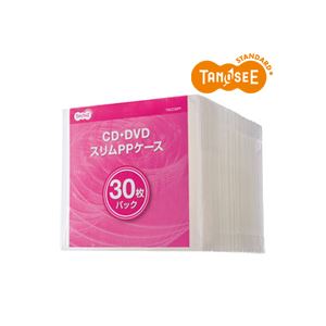 ■商品内容【ご注意事項】・この商品は下記内容×10セットでお届けします。●5mm厚CD・DVDスリムケース。■商品スペック寸法：W142×H125mm色：扉面:透明、収納面:半透明材質：ポリプロピレン収納枚数：1枚厚さ：5mmその他仕様：●質量:31g■送料・配送についての注意事項●本商品の出荷目安は【1 - 5営業日　※土日・祝除く】となります。●お取り寄せ商品のため、稀にご注文入れ違い等により欠品・遅延となる場合がございます。●本商品は仕入元より配送となるため、沖縄・離島への配送はできません。[ TSCC30PP ]