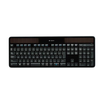 ロジクール ワイヤレスソーラーキーボード k750r ブラック K750r 1台