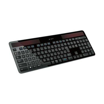 ロジクール ワイヤレスソーラーキーボード k750r ブラック K750r 1台