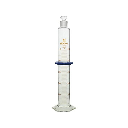 有栓メスシリンダー カスタムA 500mL 【026580-500】 有栓メスシリンダー カスタムA 500mL 【026580-500】