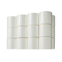 TANOSEE トイレットペーパー(パルプ100%)フィルム個包装 シングル 芯なし 250m 1ケース(24ロール)(3)