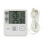 （まとめ）ドリテック 室内室外温度計 アイボリーO-285IV 1個【×5セット】