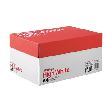 【送料無料】(まとめ) PPC PAPER High WhiteA4 1箱(5000枚:500枚×10冊) 【×5セット】