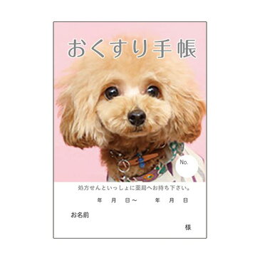 【送料無料】（まとめ）どうぶつ見つけた！おくすり手帳 16ページ いぬ 1パック（100冊） 【×3セット】