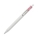 (まとめ)三菱鉛筆 ゲルインクボールペン ユニボール ワン 0.38mm ライトピンク (軸色:オフホワイト) UMNS38.51 1セット(10本) 【×5セット】(3)