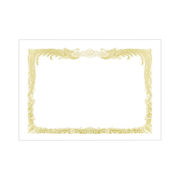 (まとめ) TANOSEE 賞状用紙 白 B5 タテ書用 1冊（10枚） 【×30セット】