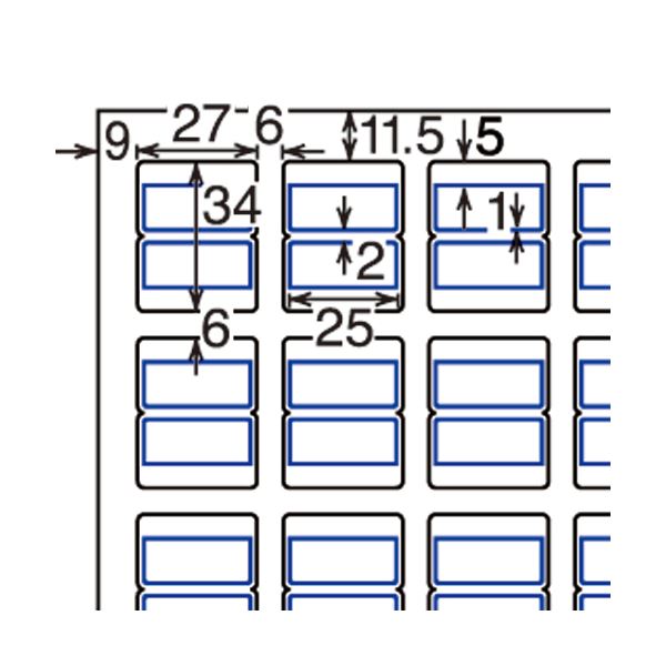 ラベルプリンター用テープ24mm 透明(つや消し) 黒 ブラザー TZe-M51