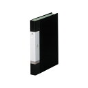 リヒトラブ リクエスト クリヤーブックA4タテ 40ポケット 背幅32mm 黒 G3202-24 1セット(10冊)