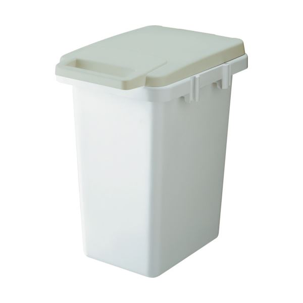 (まとめ)TRUSCO 連結ワンハンドペール33L ベージュ TRHP-33-BG 1個【×2セット】