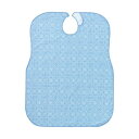 【送料無料】(まとめ)カワモト 食事用エプロン レギュラー ブルー 1枚 【×5セット】