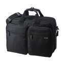 サンワサプライ3WAYビジネスバッグ(出張用) 15.6インチワイド対応 ブラック BAG-3WAY21BK 1個(2)