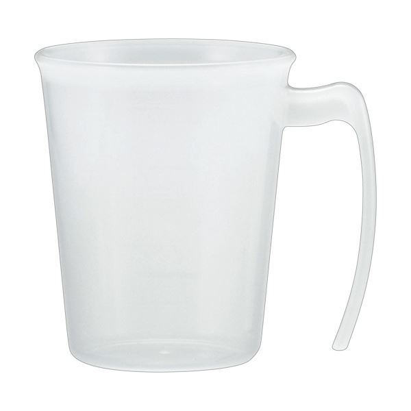 【送料無料】（まとめ）小森樹脂 手付スタッキングコップ ホワイト 1個 【×50セット】