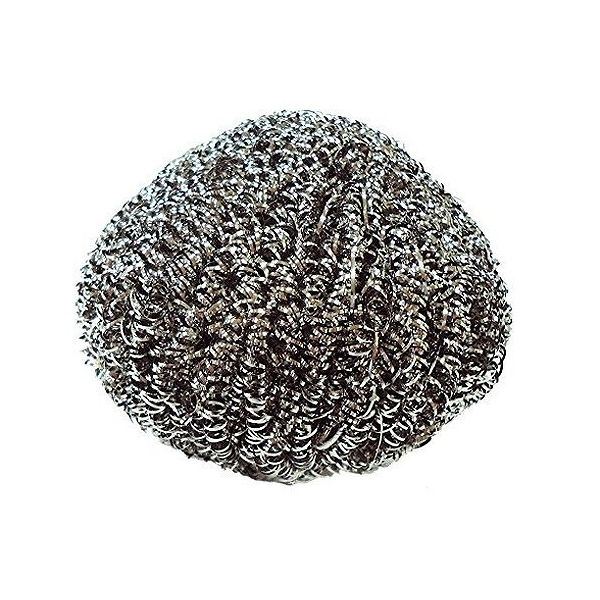 プレミアム ステンレスたわし/タワシ 【レギュラー】 重さ33g 鉄製フライパン コゲつき ガンコな汚れ落..