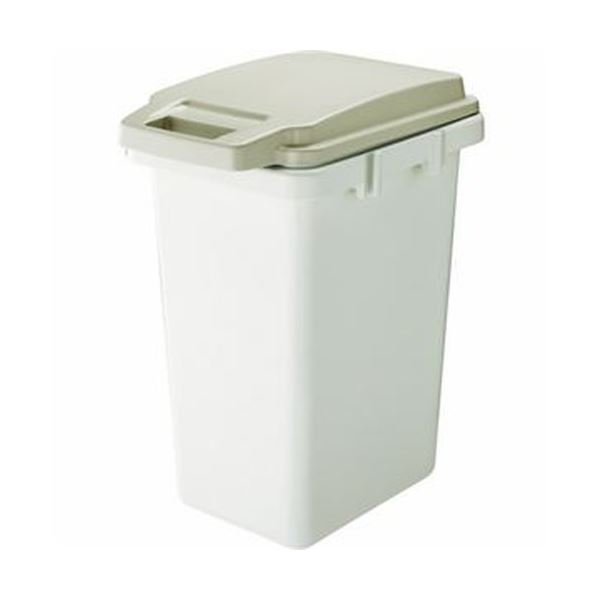 (まとめ)TRUSCO連結ワンハンドパッキンペール 45L ベージュ TRHPP-45-BG 1個【×5セット】